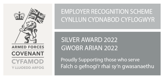 Armed Forces Covenant Employer Recognition Scheme - Silver Award Holder